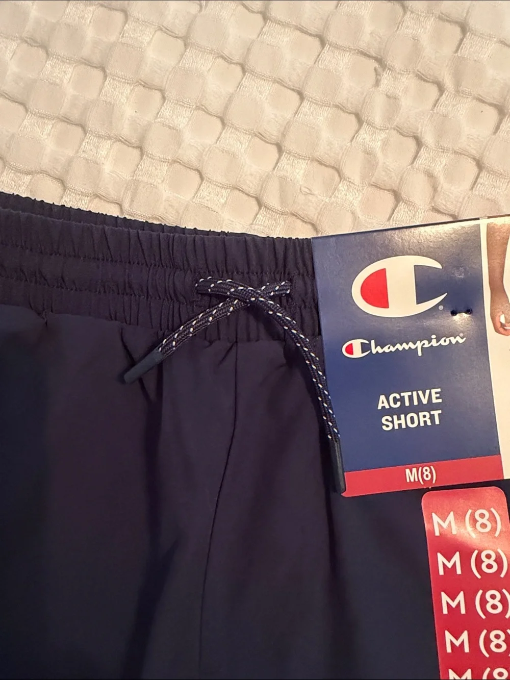 GAP Champion Boys Navy Shorts with Light Blue and Cream Graphic Tees